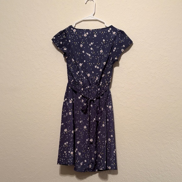 Xhilaration Navy Blue Floral Mini Dress - Picture 5 of 7